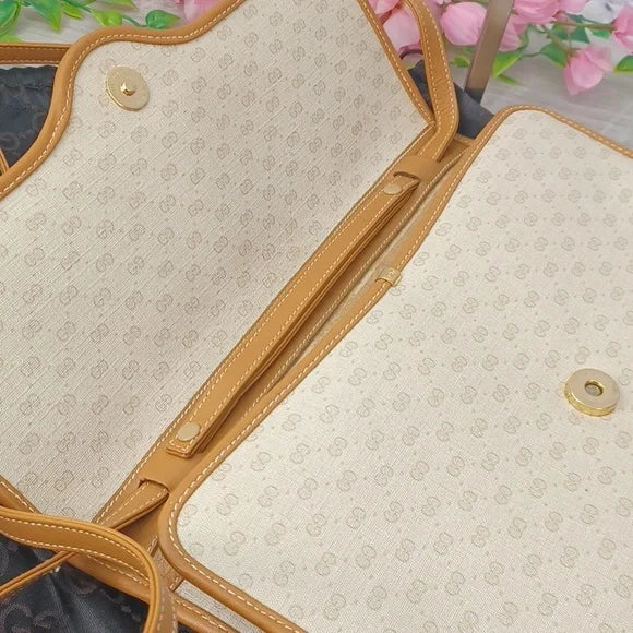 Gucci Vintage Micro GG Clutch or Shoulder Bag